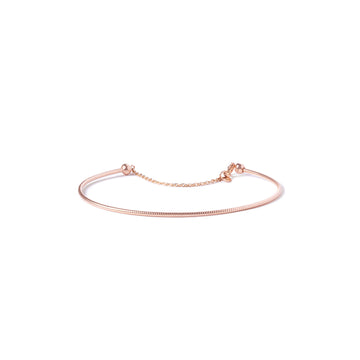 Pulseira Bracelete Fio redondo ouro 18k (sob encomenda)